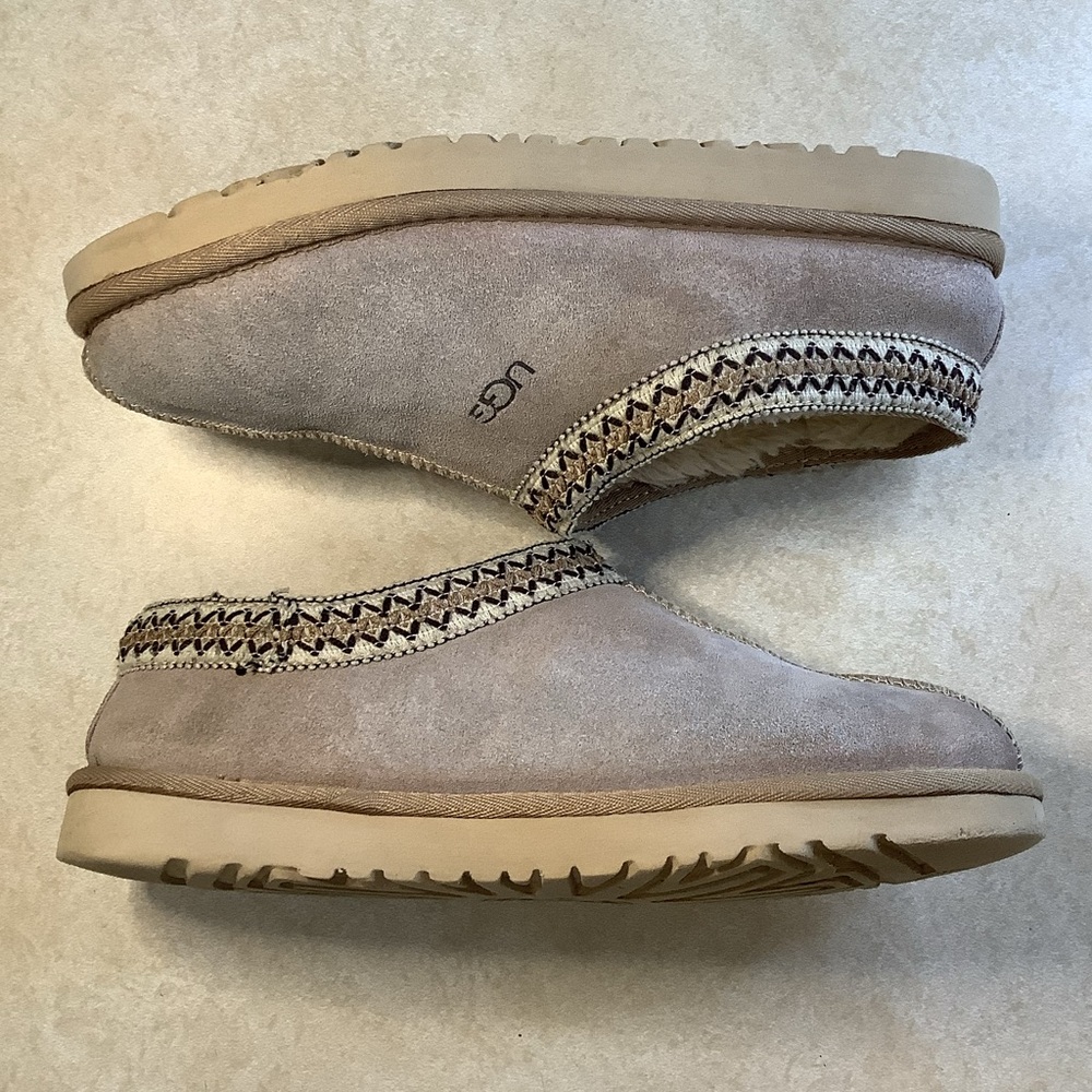 UGG Women’s Tasman Suede Slip-On Mule Slippers Size 11 Sheepskin/Wool - Picture 4 of 8